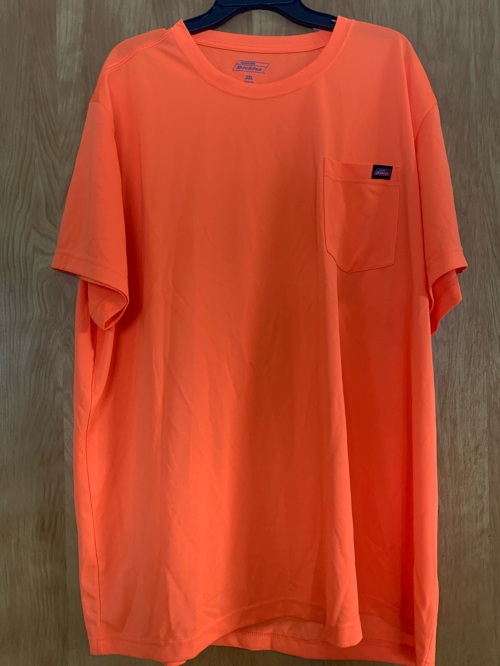 Dickies Men’s High-Vis Safety Orange Pocket Tee 3XL NWOT street or workwear
